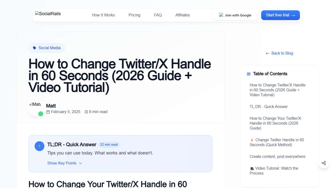 How to Change Twitter/X Handle in 60 Seconds (2026 Guide + Video Tutorial)